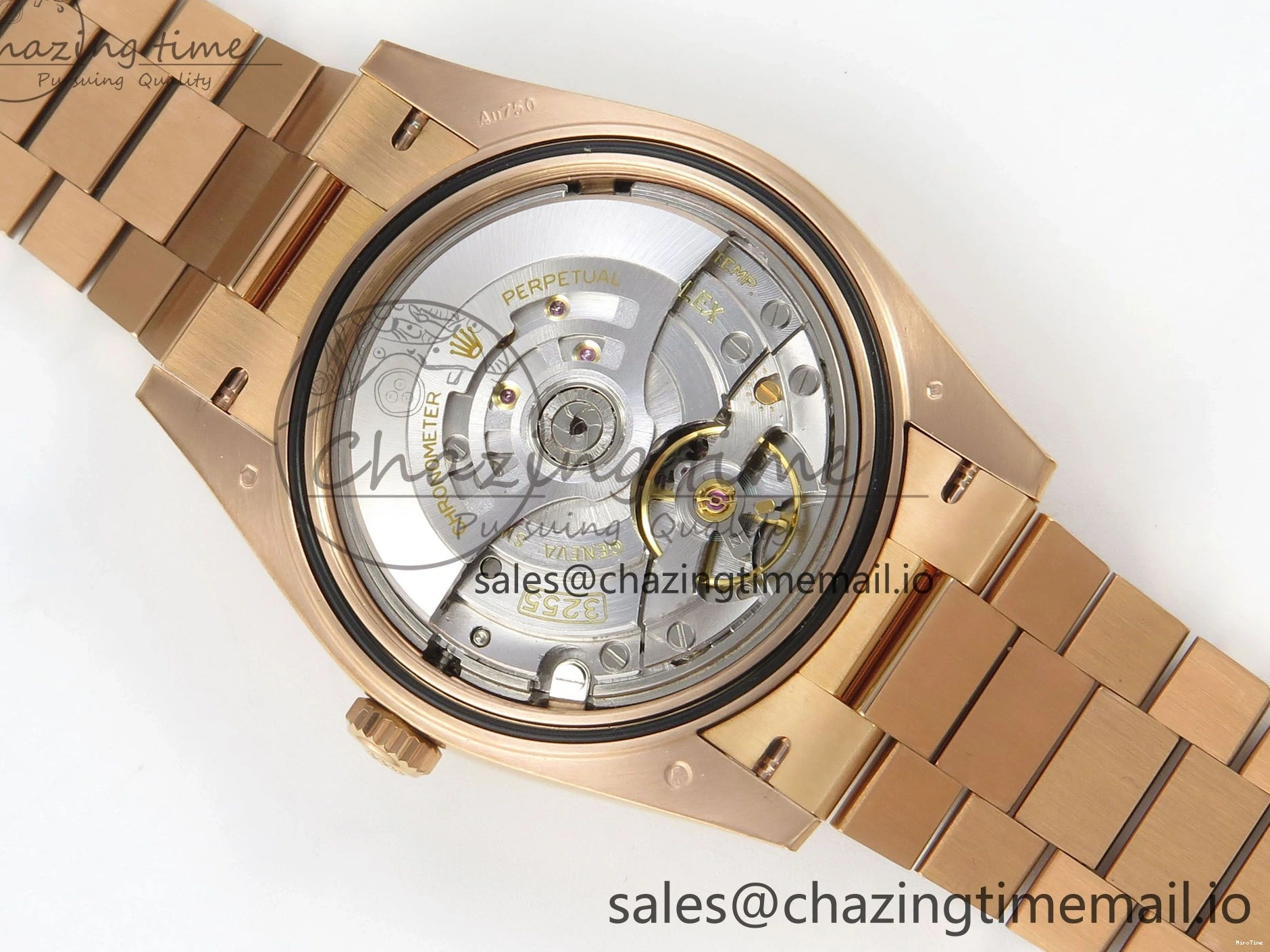 MiroTime 0113 Day Date 40 RG 228235 THBF 1:1 Best Edition RG Marker Dial on President Bracelet VR3255 V3 (Gain Weight) Seasonal 260